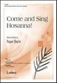 Come and Sing Hosanna SATB choral sheet music cover